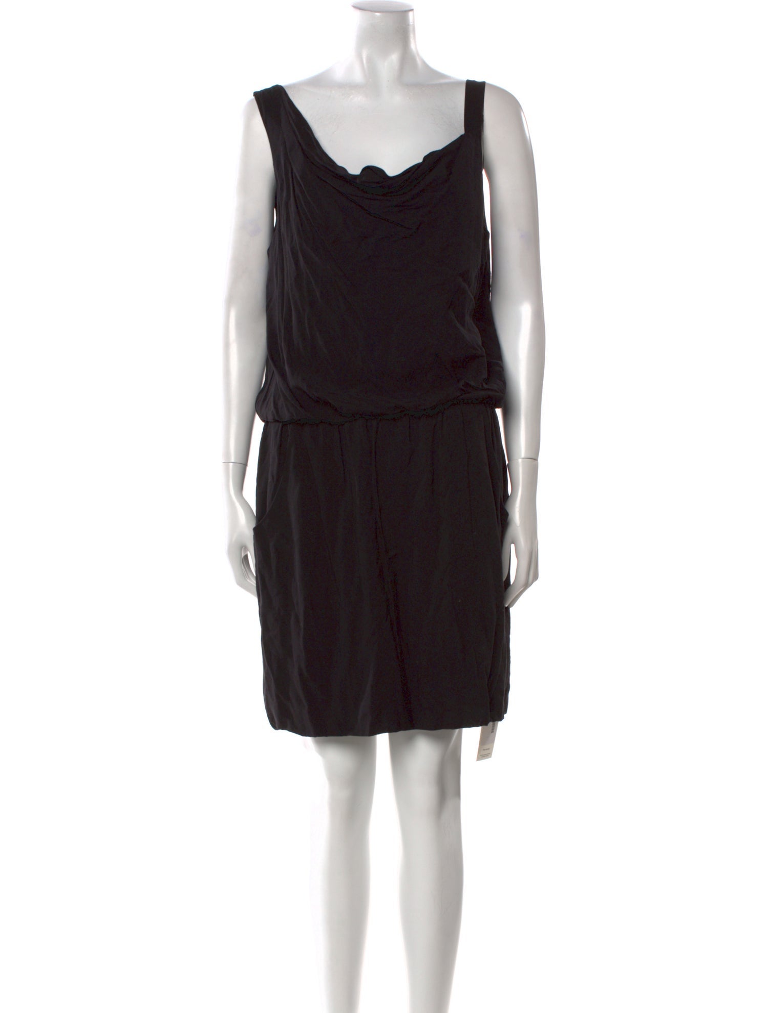 Theory Cowl Neck Mini Dress