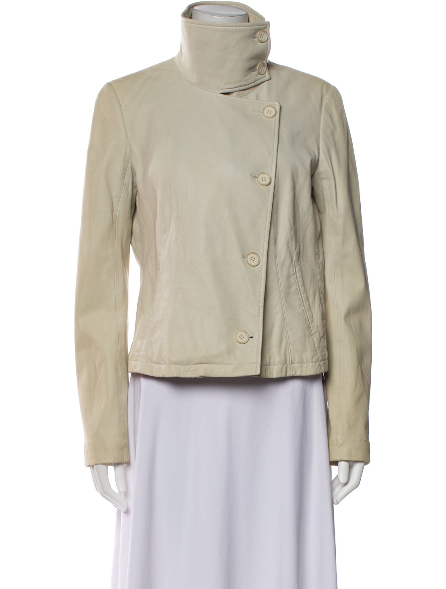 Theory Leather Evening Jacket