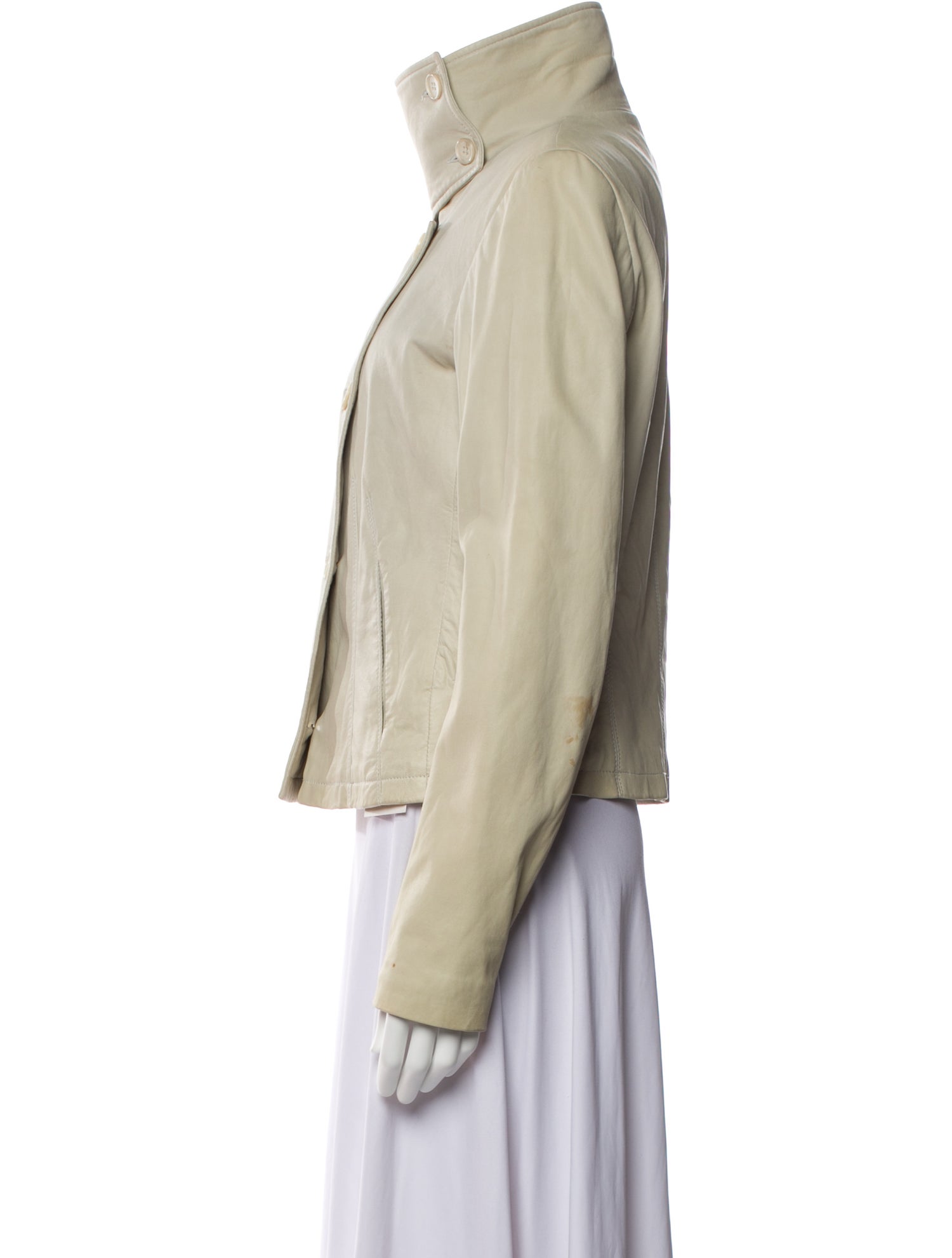 Theory Leather Evening Jacket