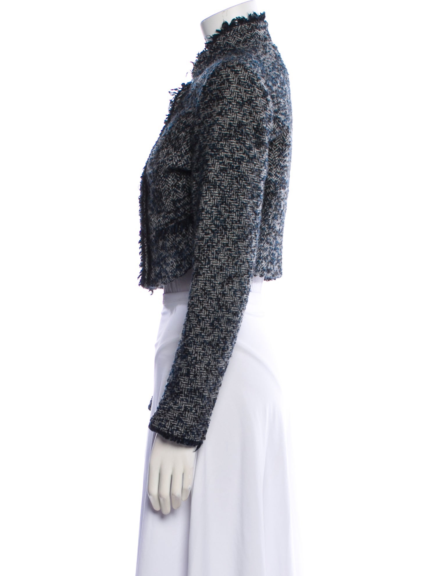 Theory Tweed Pattern Evening Jacket