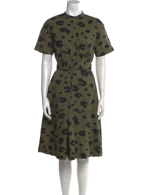 Theory Polka Dot Print Midi Length Dress