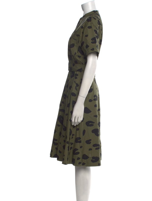 Theory Polka Dot Print Midi Length Dress