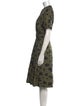 Theory Polka Dot Print Midi Length Dress