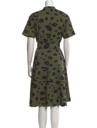 Theory Polka Dot Print Midi Length Dress