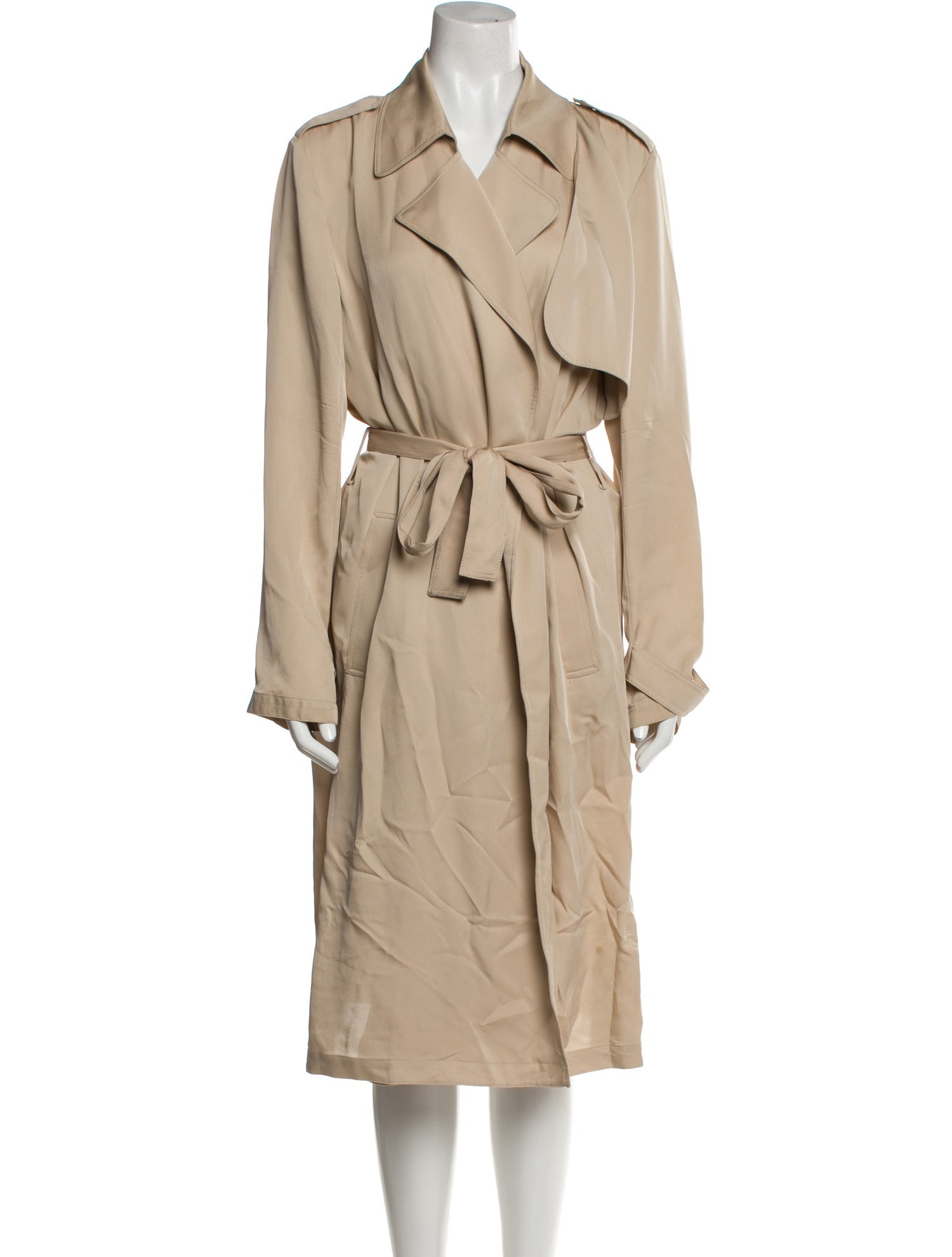 Theory Silk Trench Coat