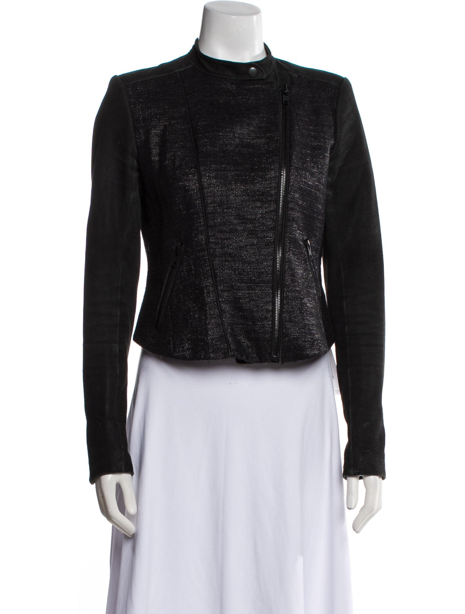 Theory Virgin Wool Biker Jacket