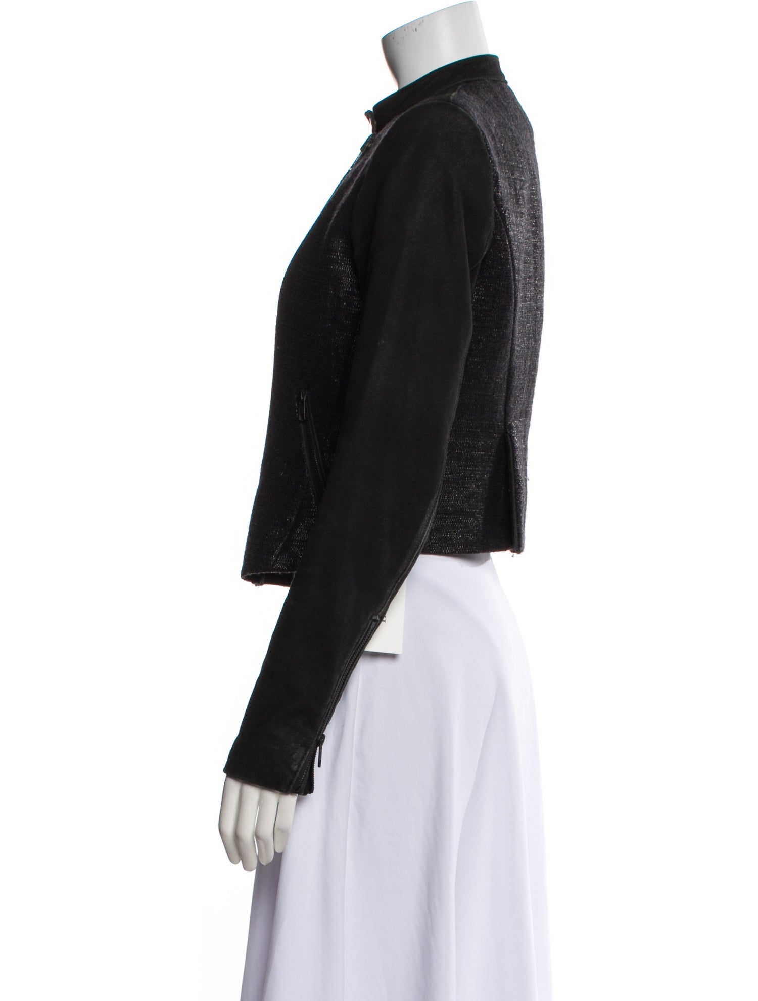 Theory Virgin Wool Biker Jacket