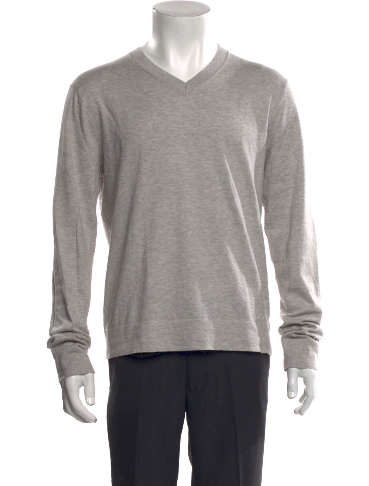 Theory V-Neck Long Sleeve Pullover