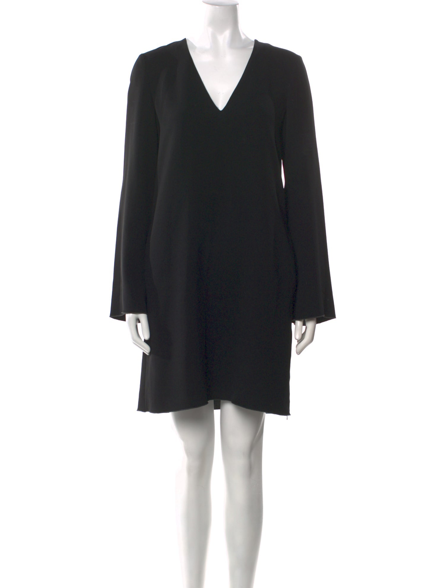 Theory V-Neck Mini Dress