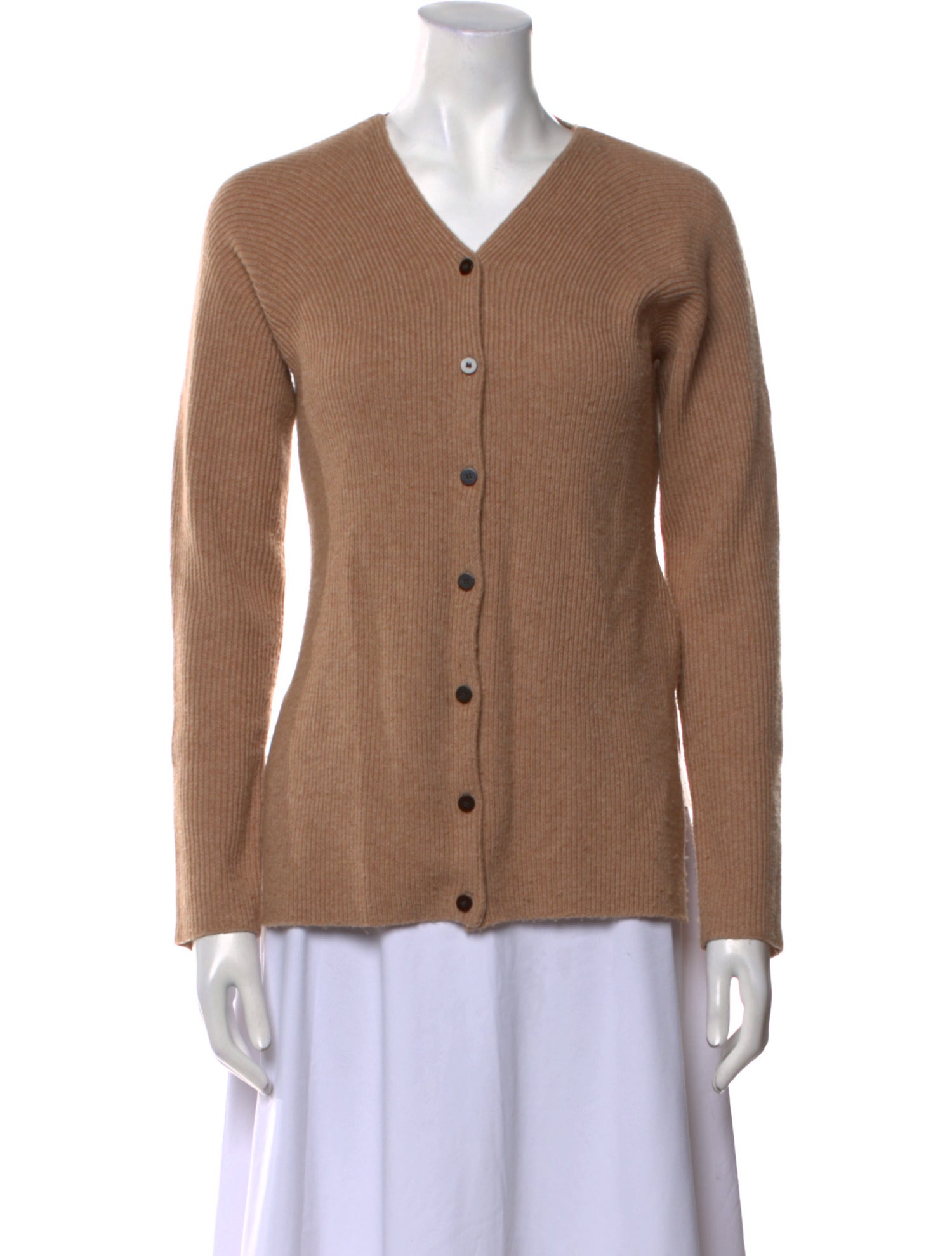 Theory Linen V-Neck Sweater