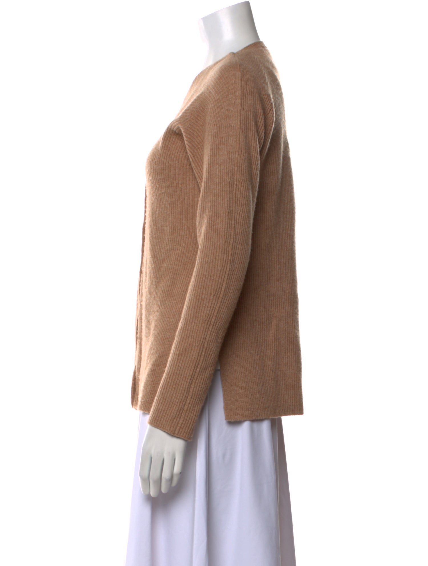 Theory Linen V-Neck Sweater