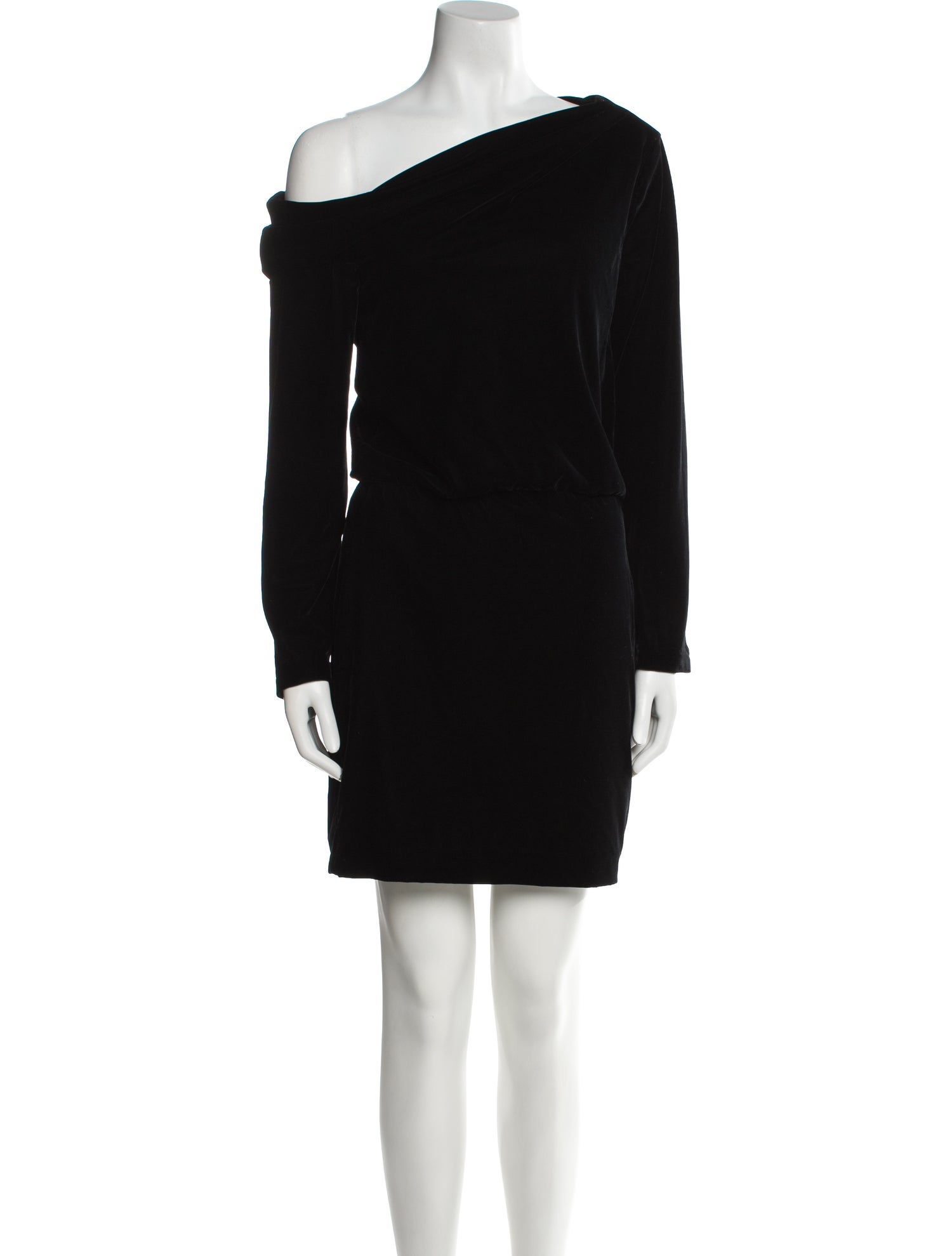 Theory One-Shoulder Mini Dress