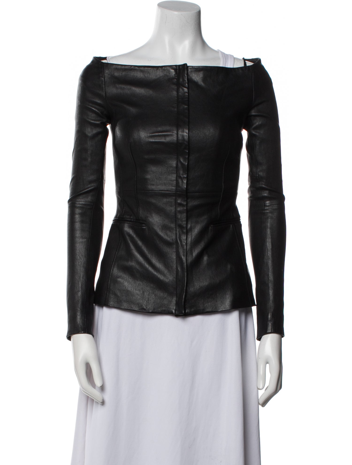 Theory Leather Biker Jacket