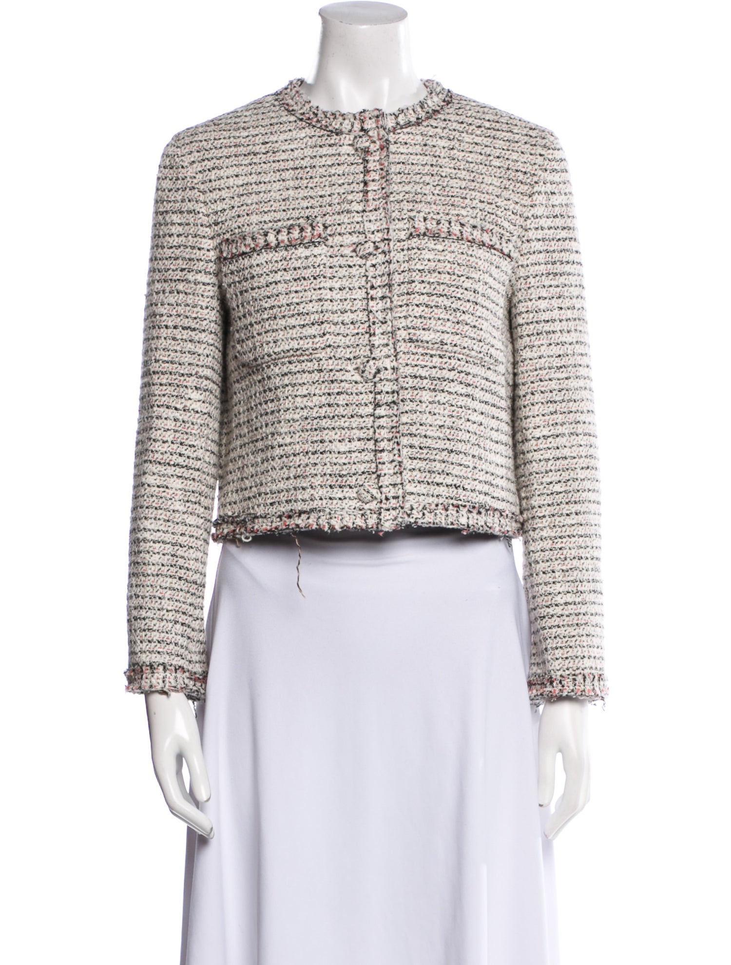 Theory Tweed Pattern Evening Jacket