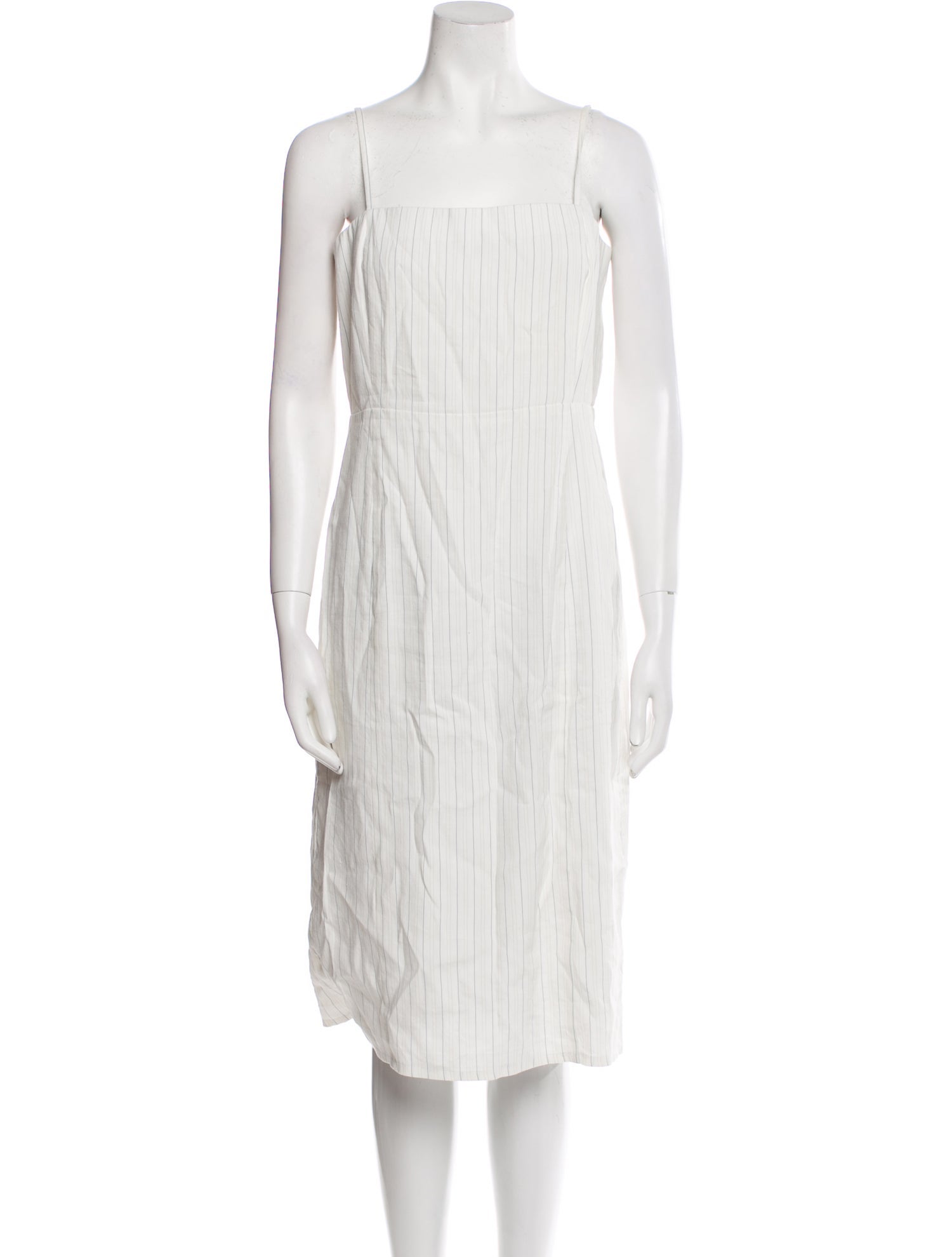 Theory Square Neckline Knee-Length Dress