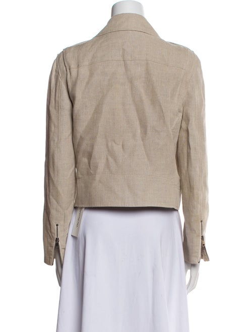 Theory Linen Biker Jacket