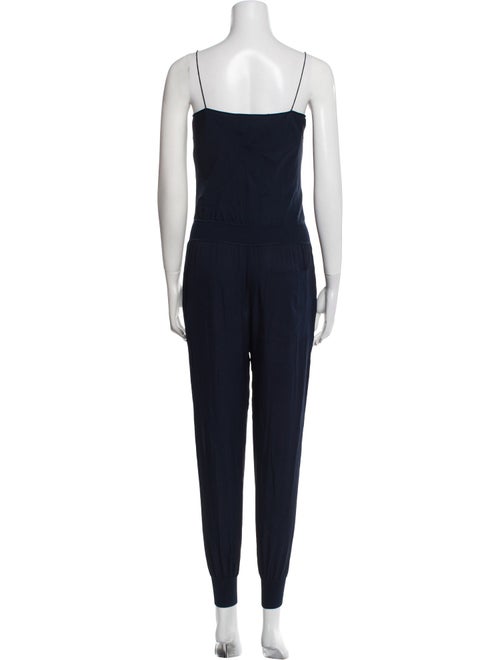 Theory Silk Square Neckline Jumpsuit