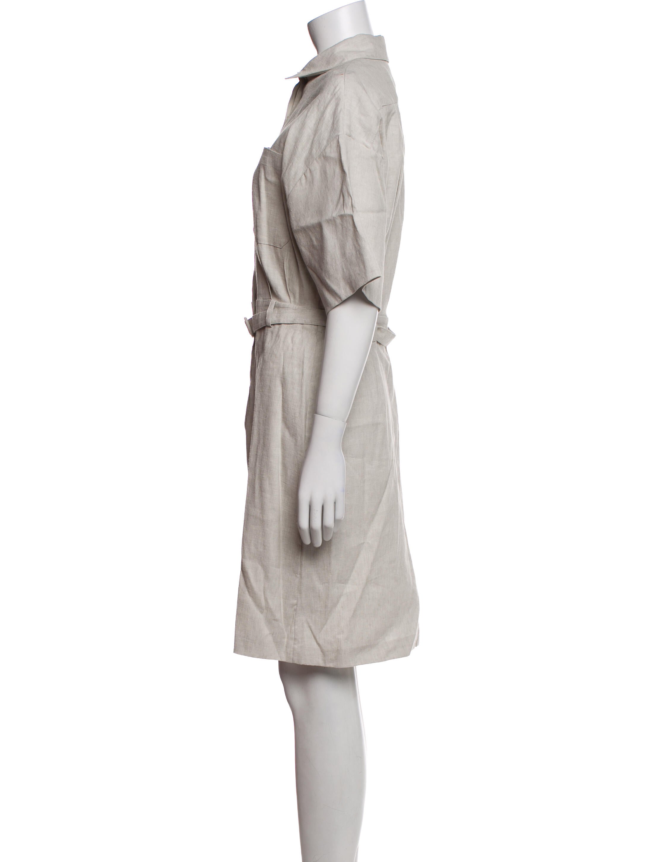 Theory Linen Knee-Length Dress w/ Tags
