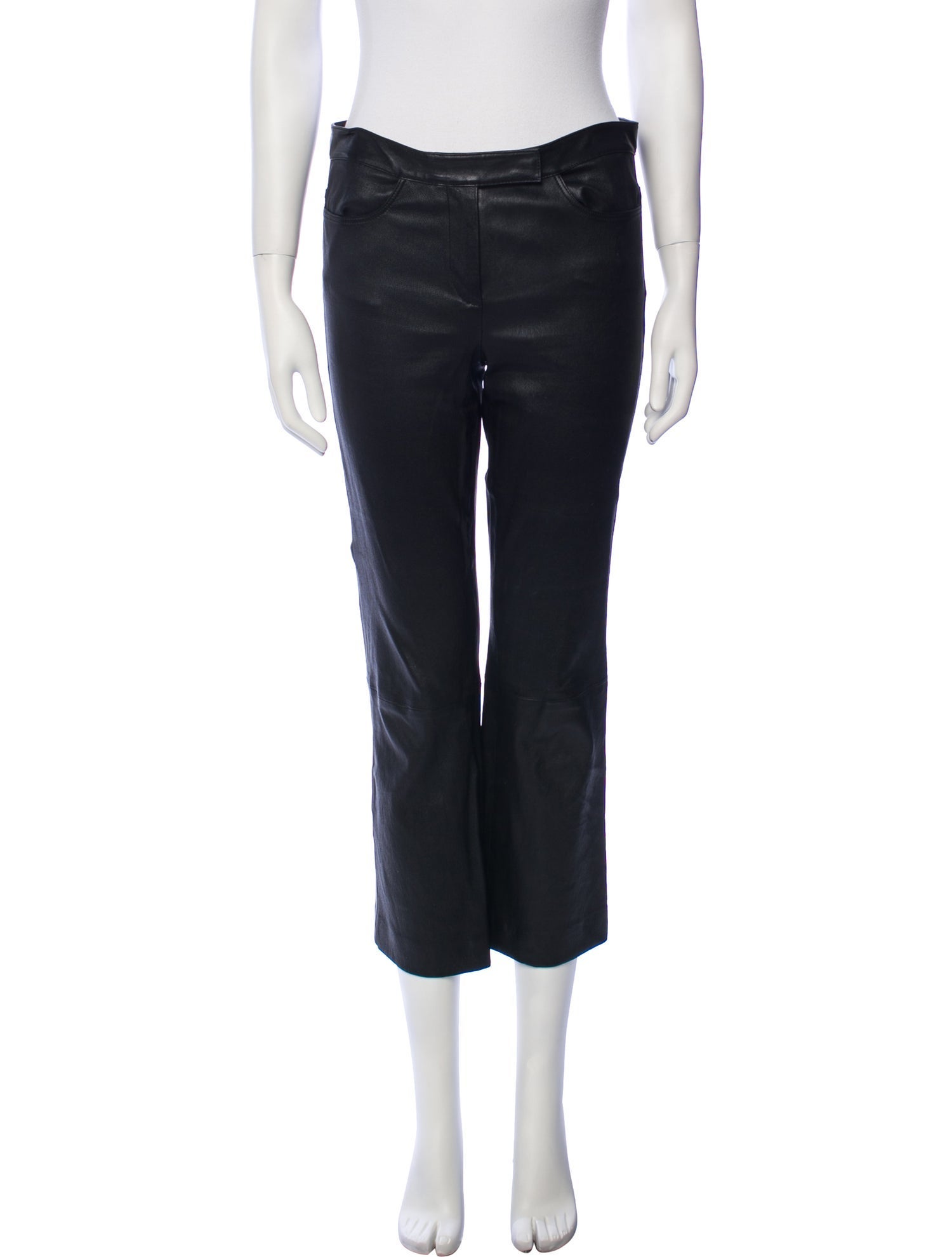 Theory Leather Skinny Leg Pants