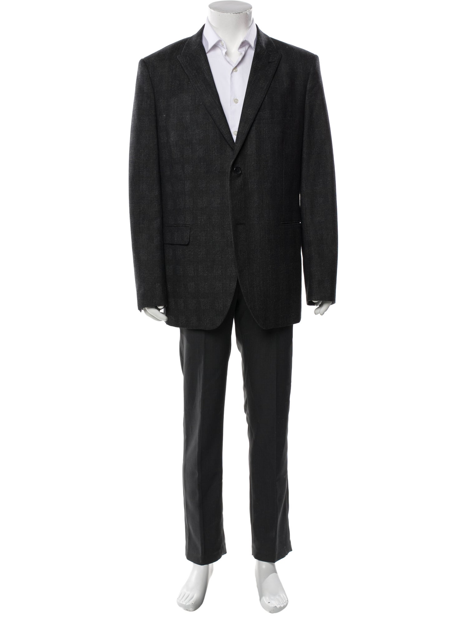 Theory Virgin Wool Plaid Print Blazer