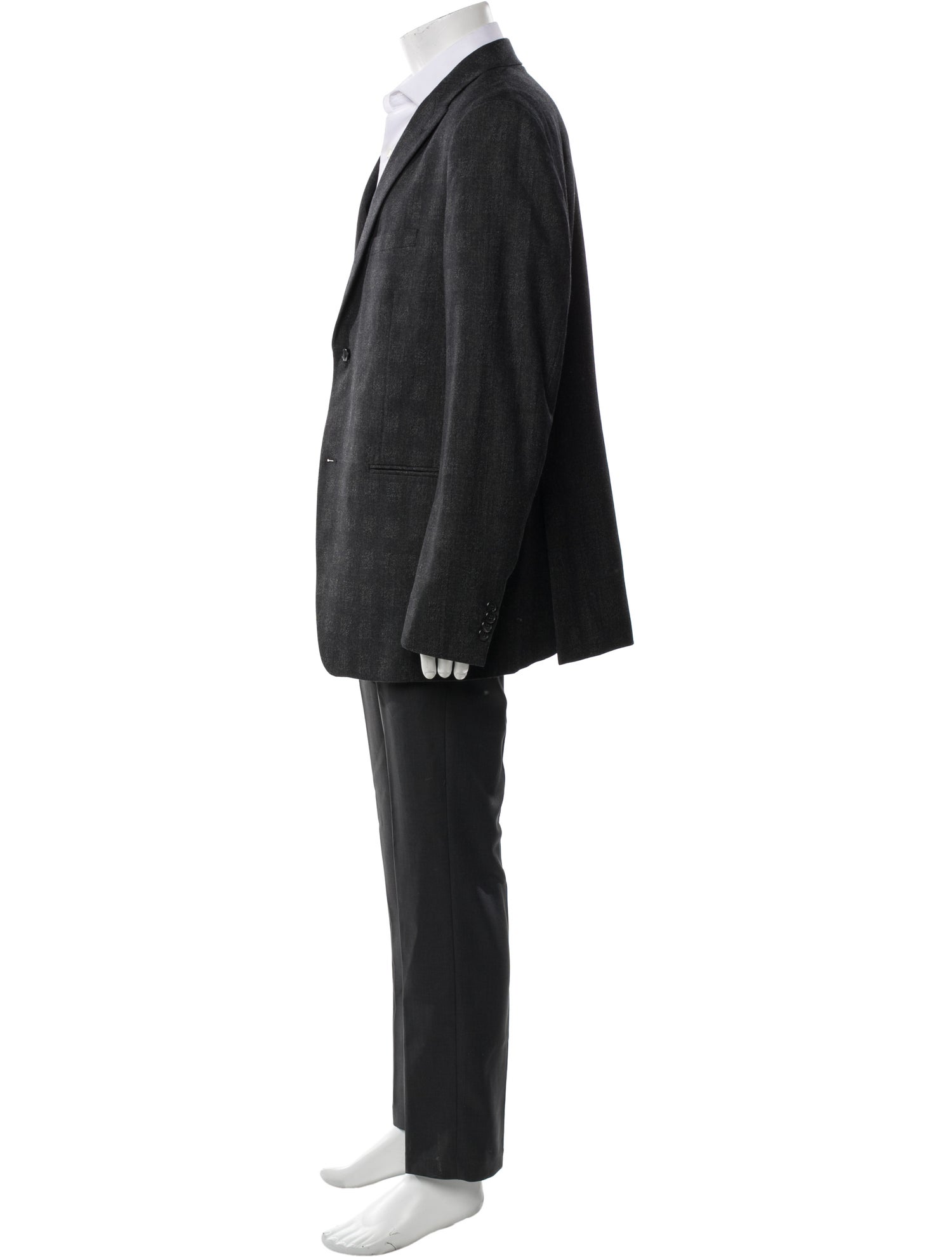 Theory Virgin Wool Plaid Print Blazer