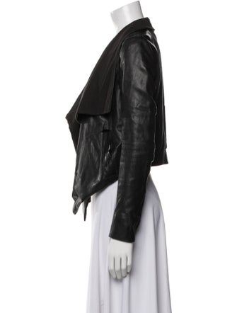 Theory Leather Biker Jacket