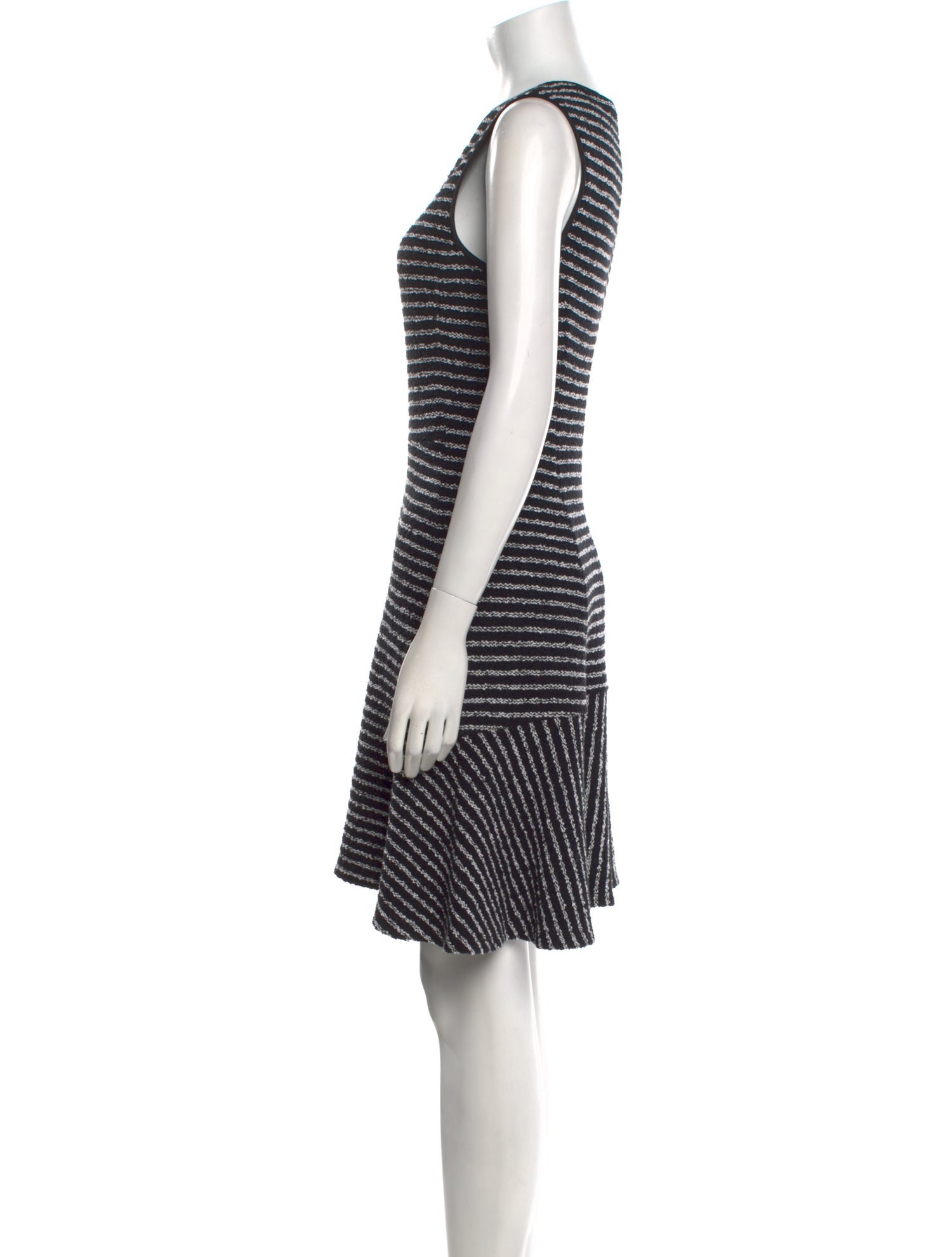 Theory Striped Knee-Length Dress
