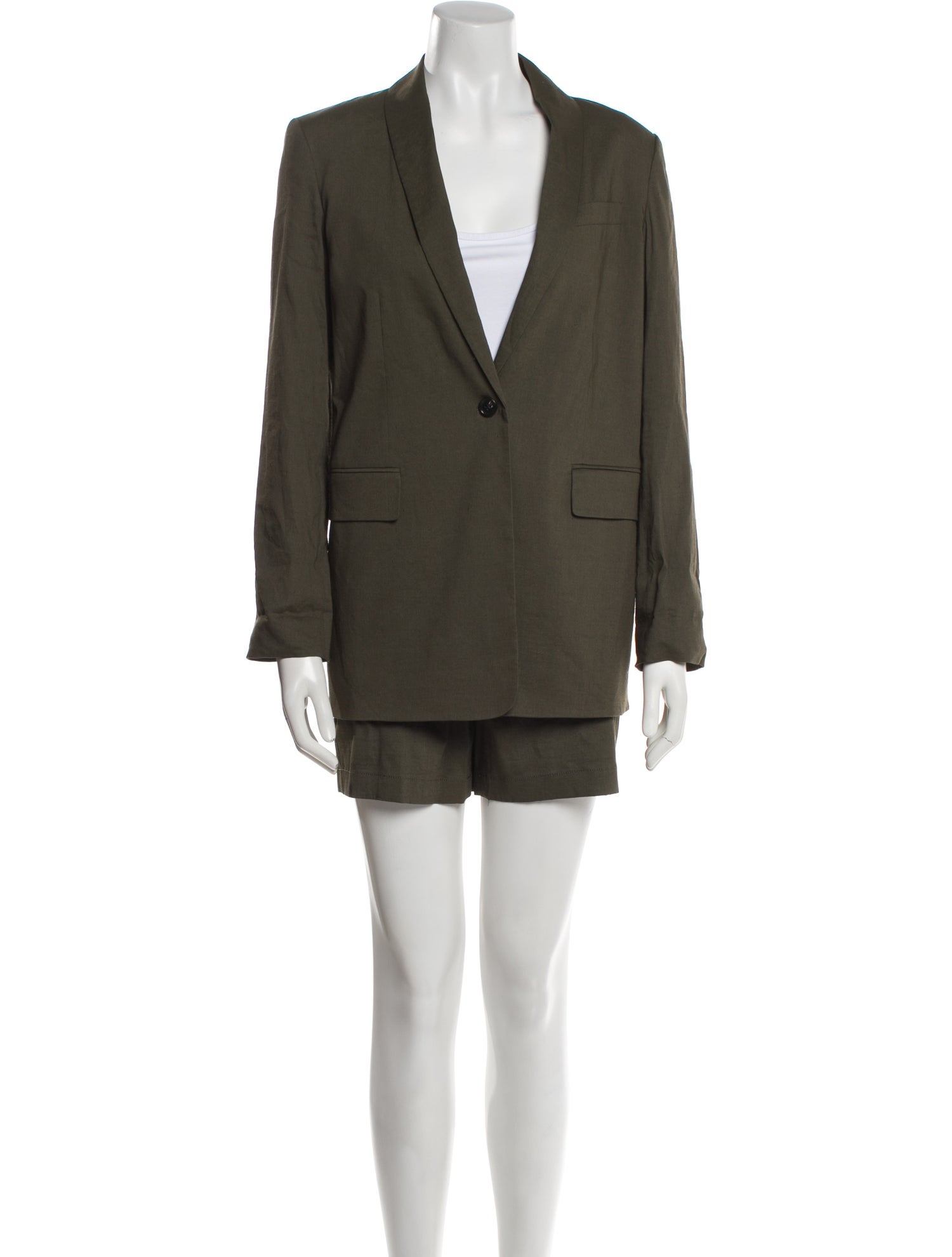 Theory Linen Short Set