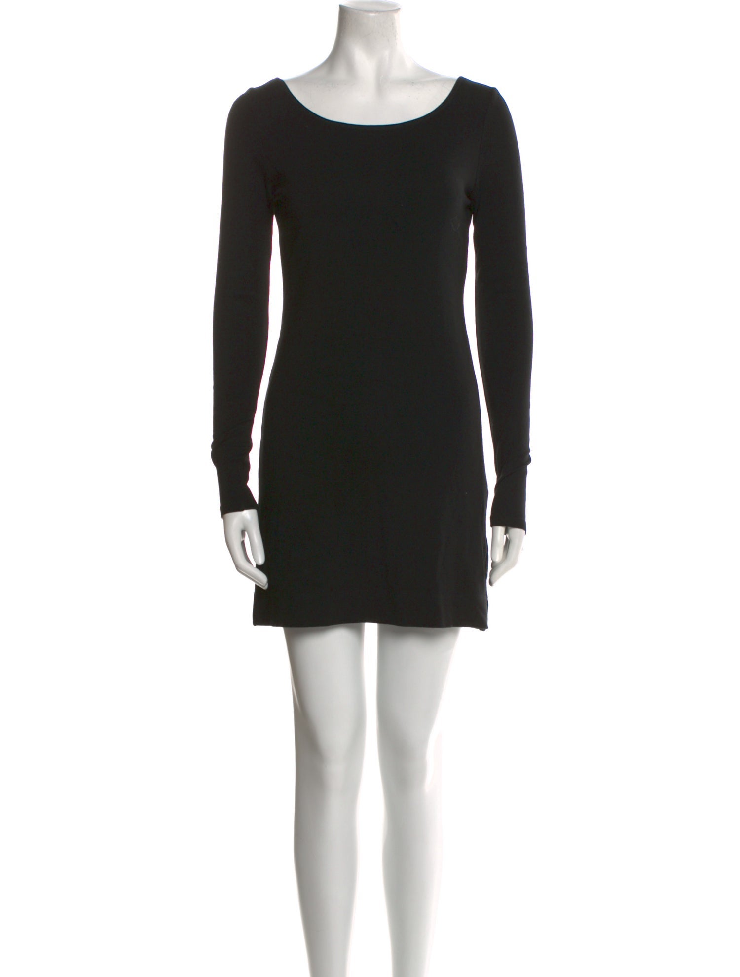 Theory Bateau Neckline Mini Dress
