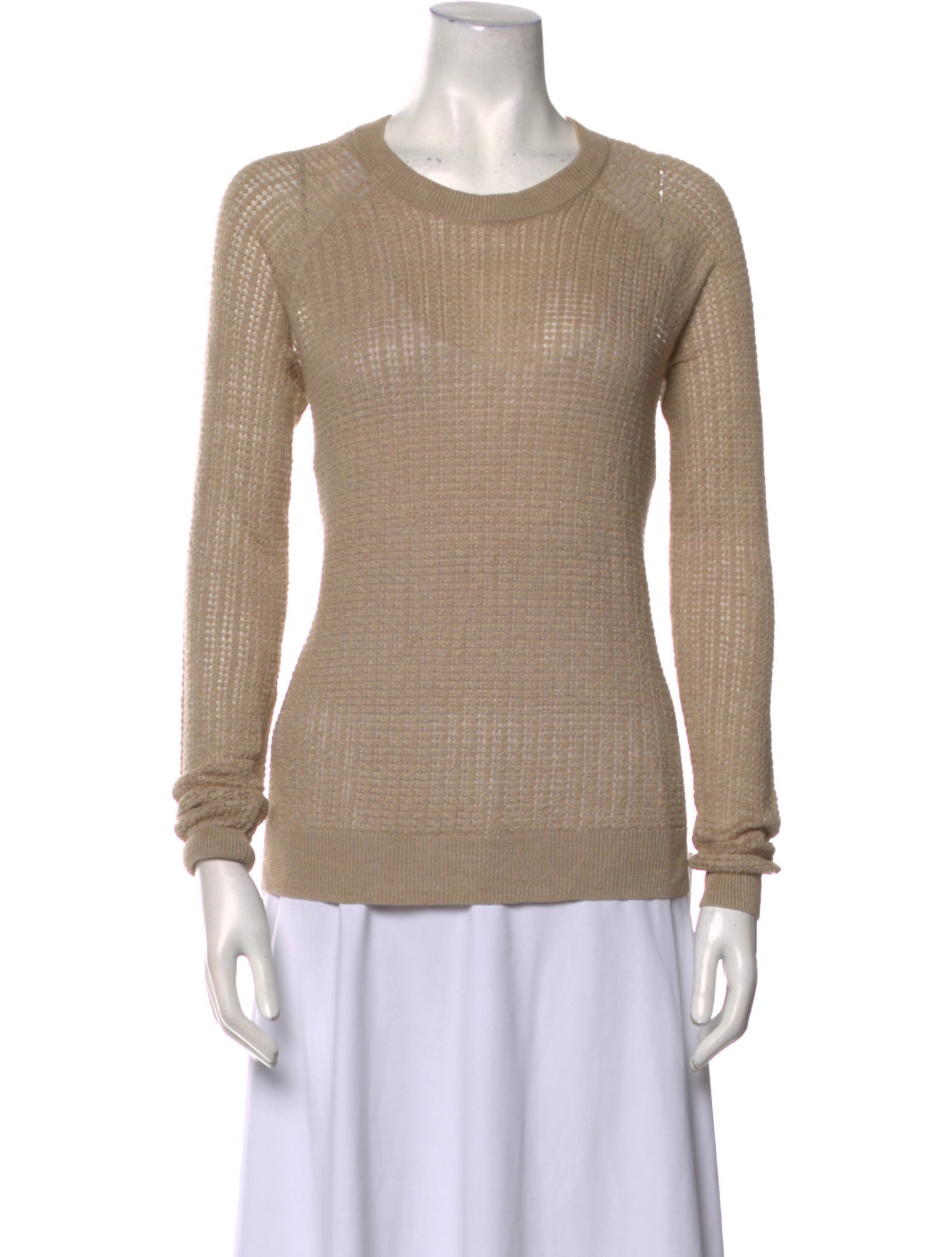 Theory Linen Crew Neck Sweater