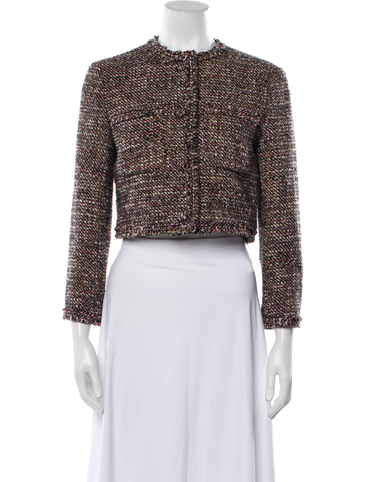 Theory Tweed Pattern Evening Jacket