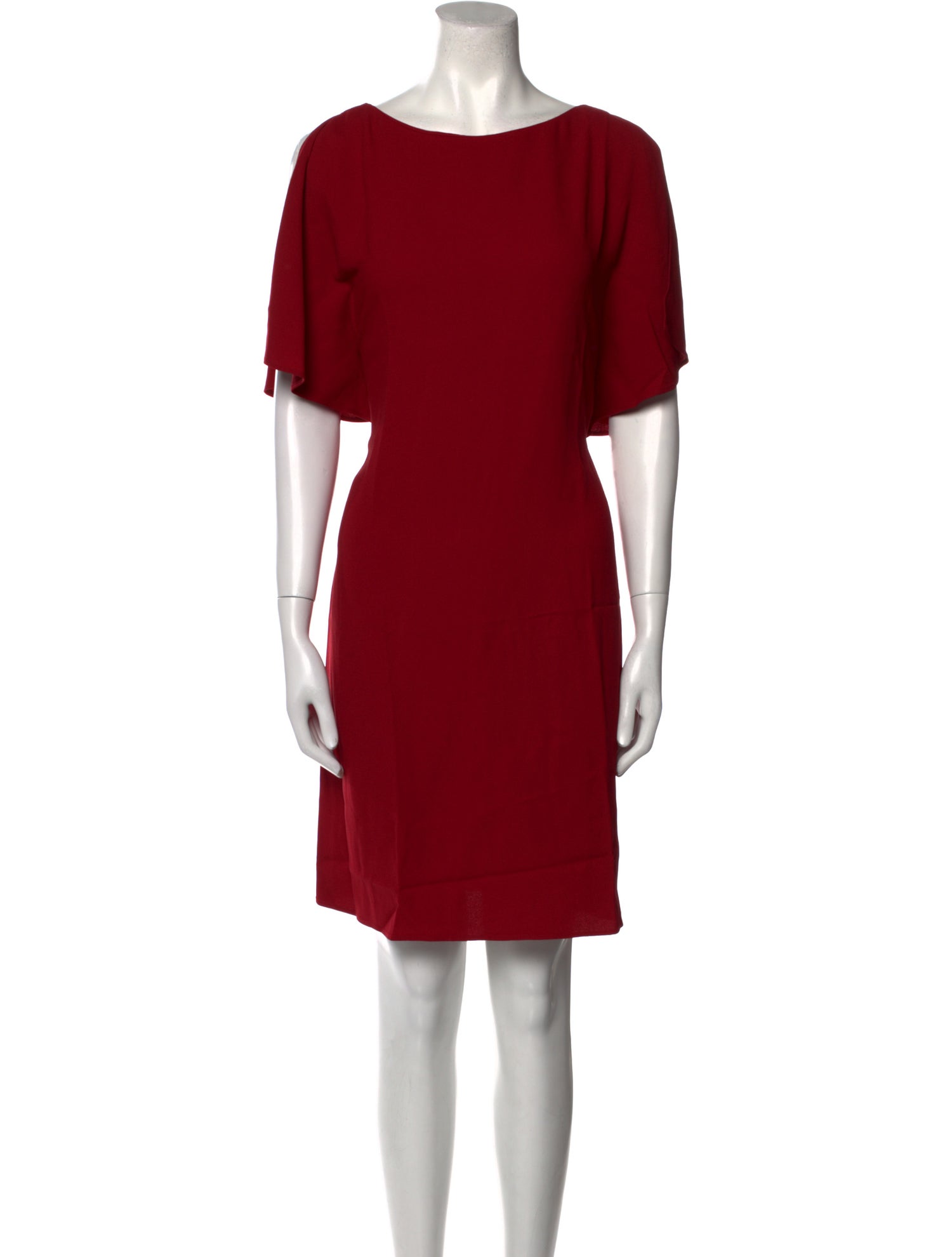 Theory Bateau Neckline Mini Dress