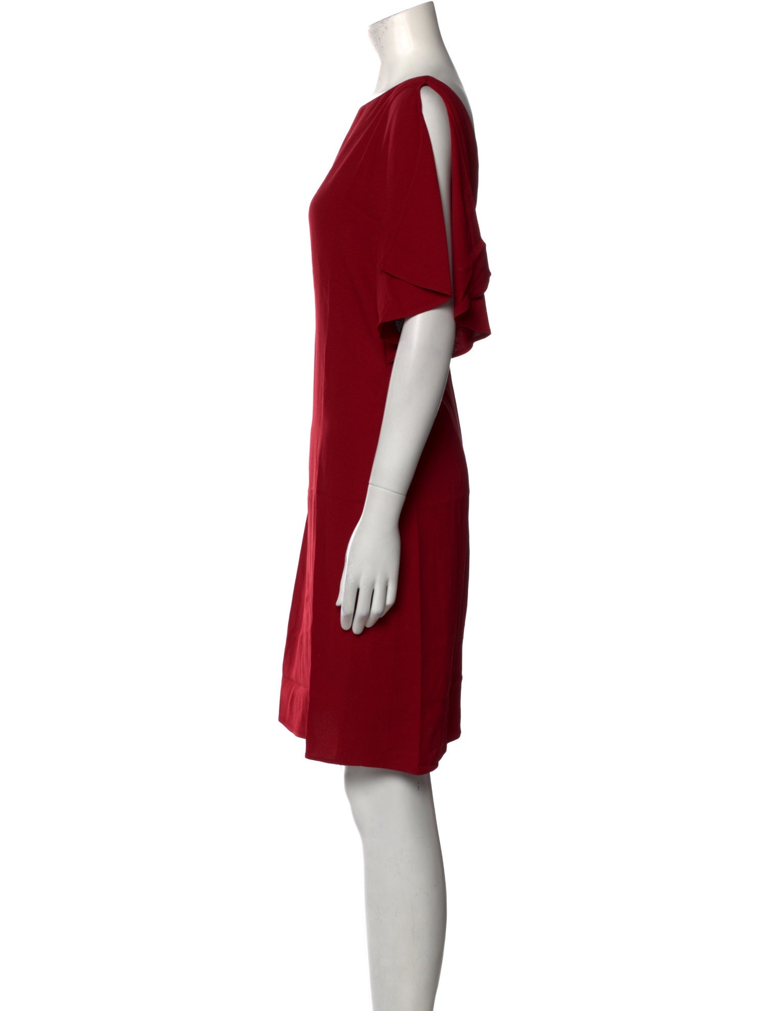 Theory Bateau Neckline Mini Dress