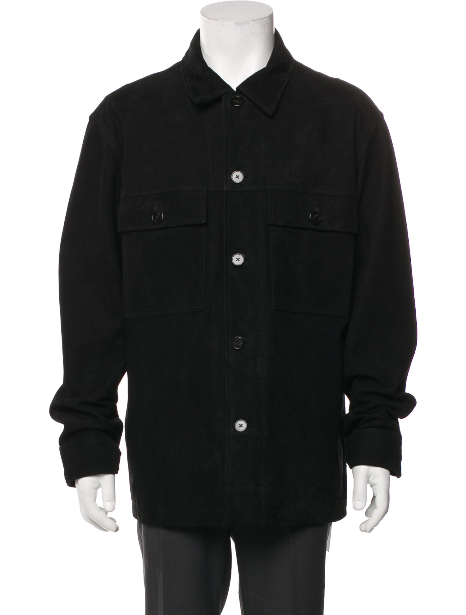 Theory Lamb Leather Utility Jacket