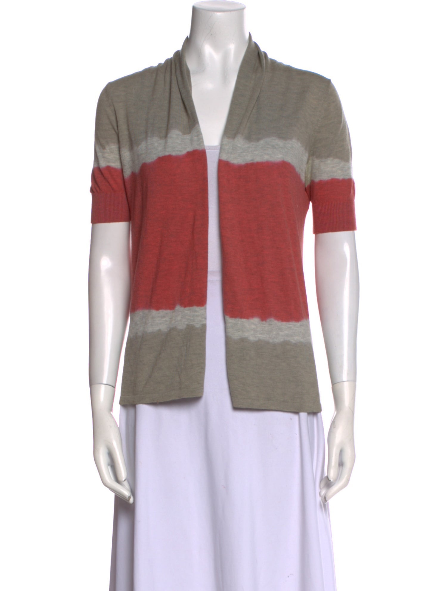 Theory Tie-Dye Print Open Front Sweater