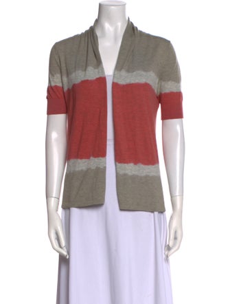 Theory Tie-Dye Print Open Front Sweater