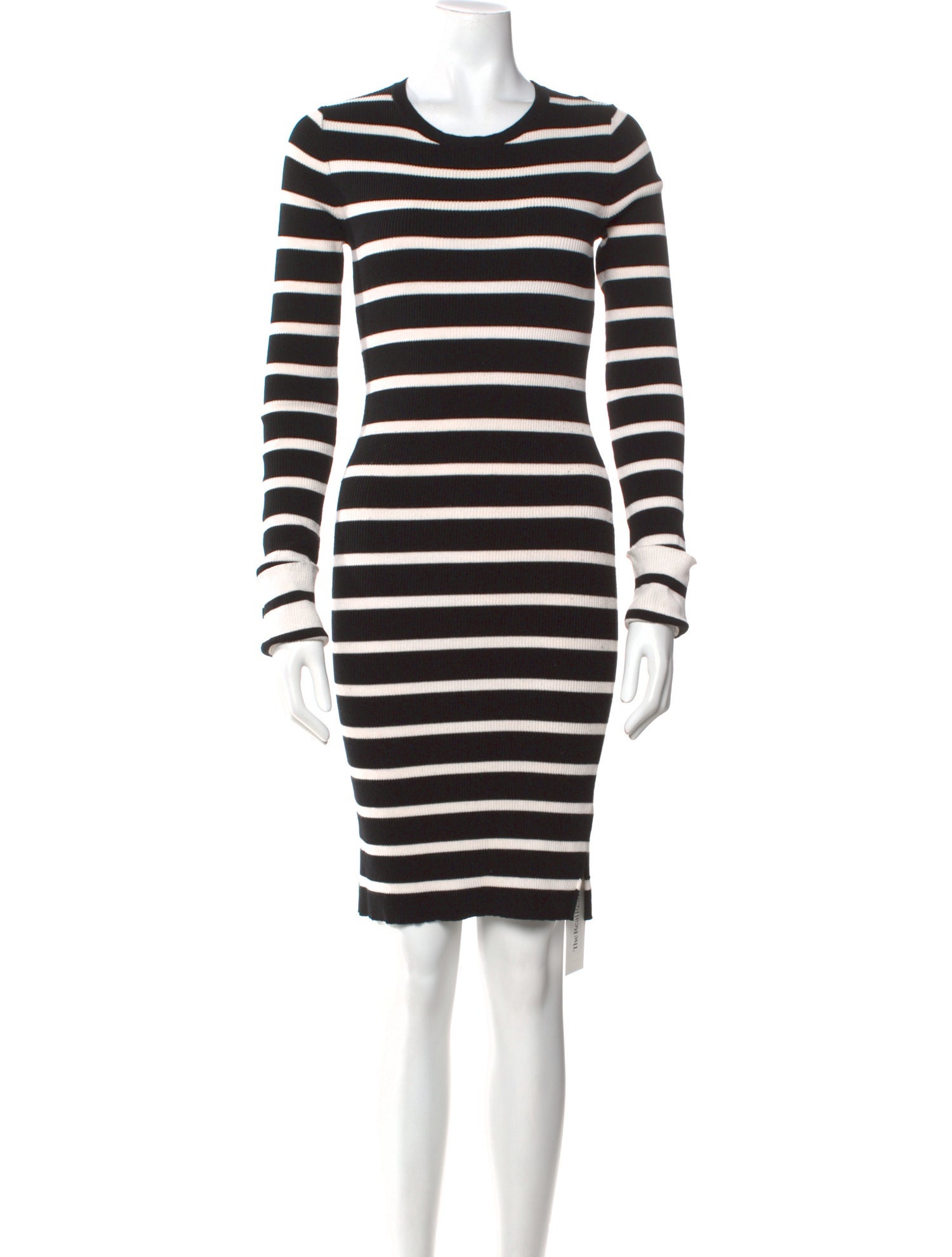 Theory Striped Knee-Length Dress