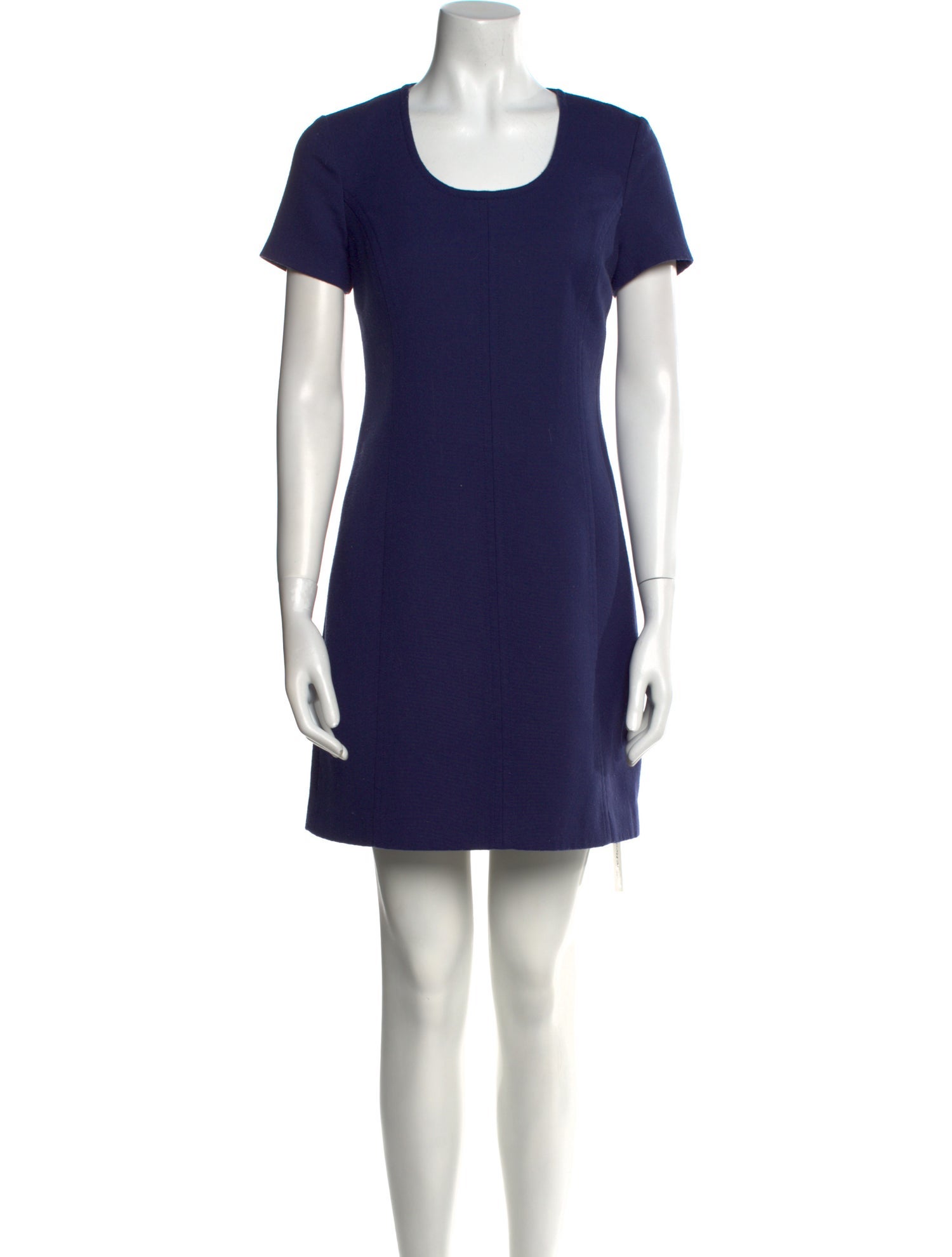 Theory Scoop Neck Mini Dress