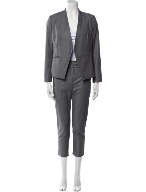 Theory Wool Embroidered Accent Pantsuit