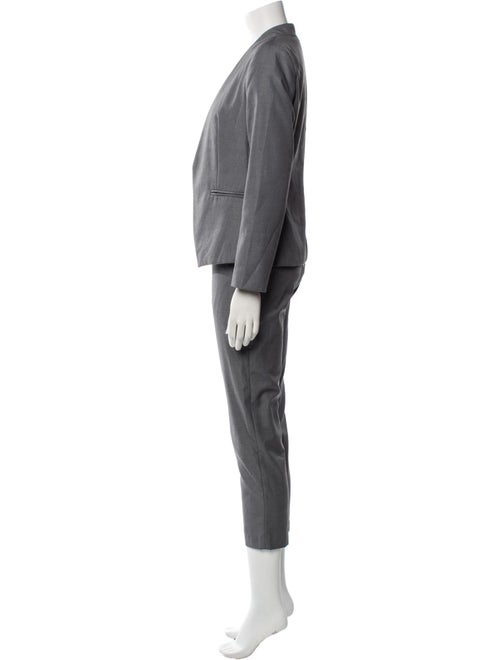 Theory Wool Embroidered Accent Pantsuit