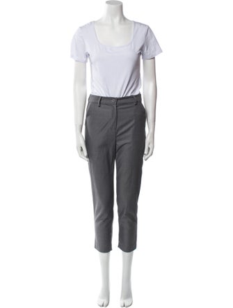 Theory Wool Embroidered Accent Pantsuit