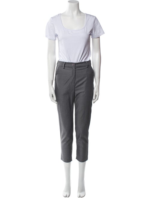 Theory Wool Embroidered Accent Pantsuit