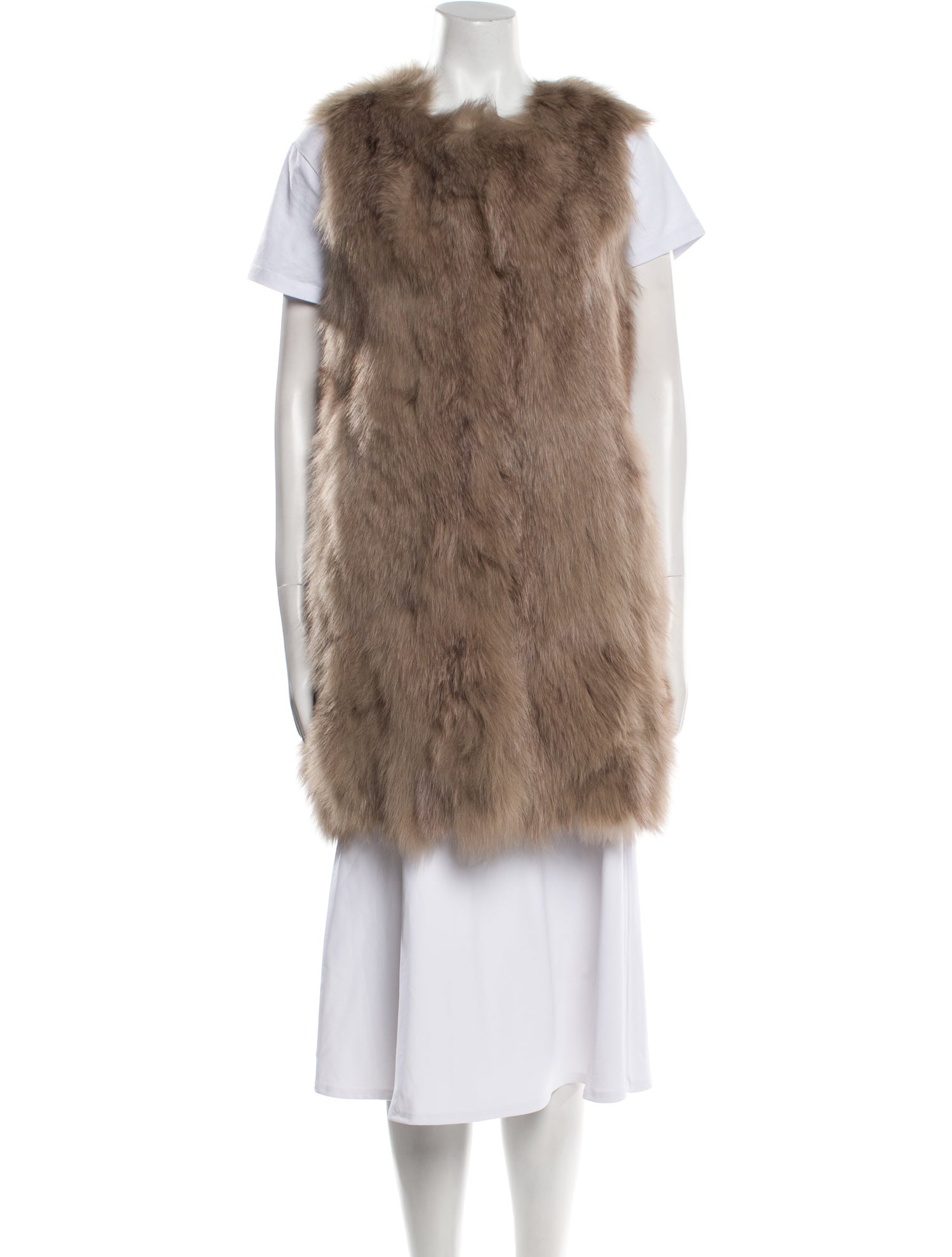 Theory Fox Fur Coat