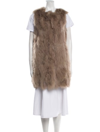 Theory Fox Fur Coat