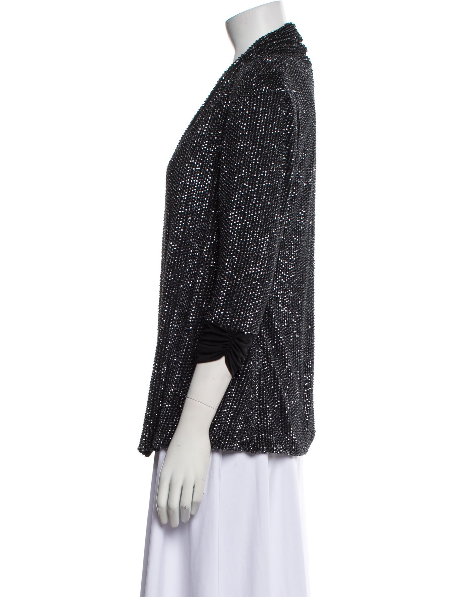 Theory Silk Printed Evening Jacket