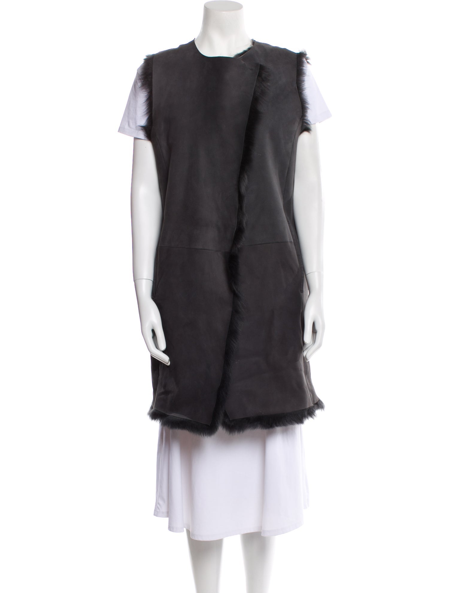 Theory Shearling Fur Coat