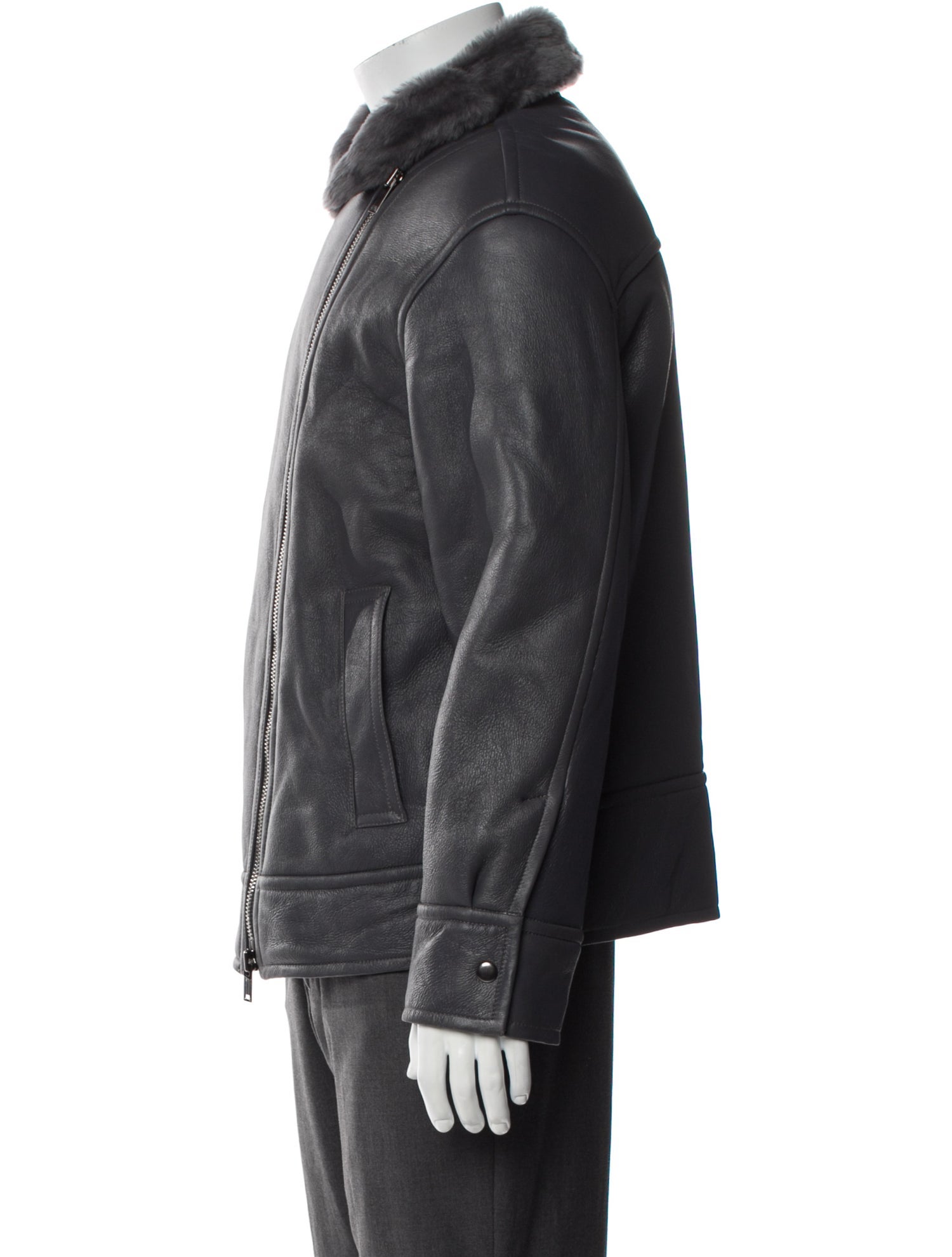 Theory Shearling Moto Jacket w/ Tags