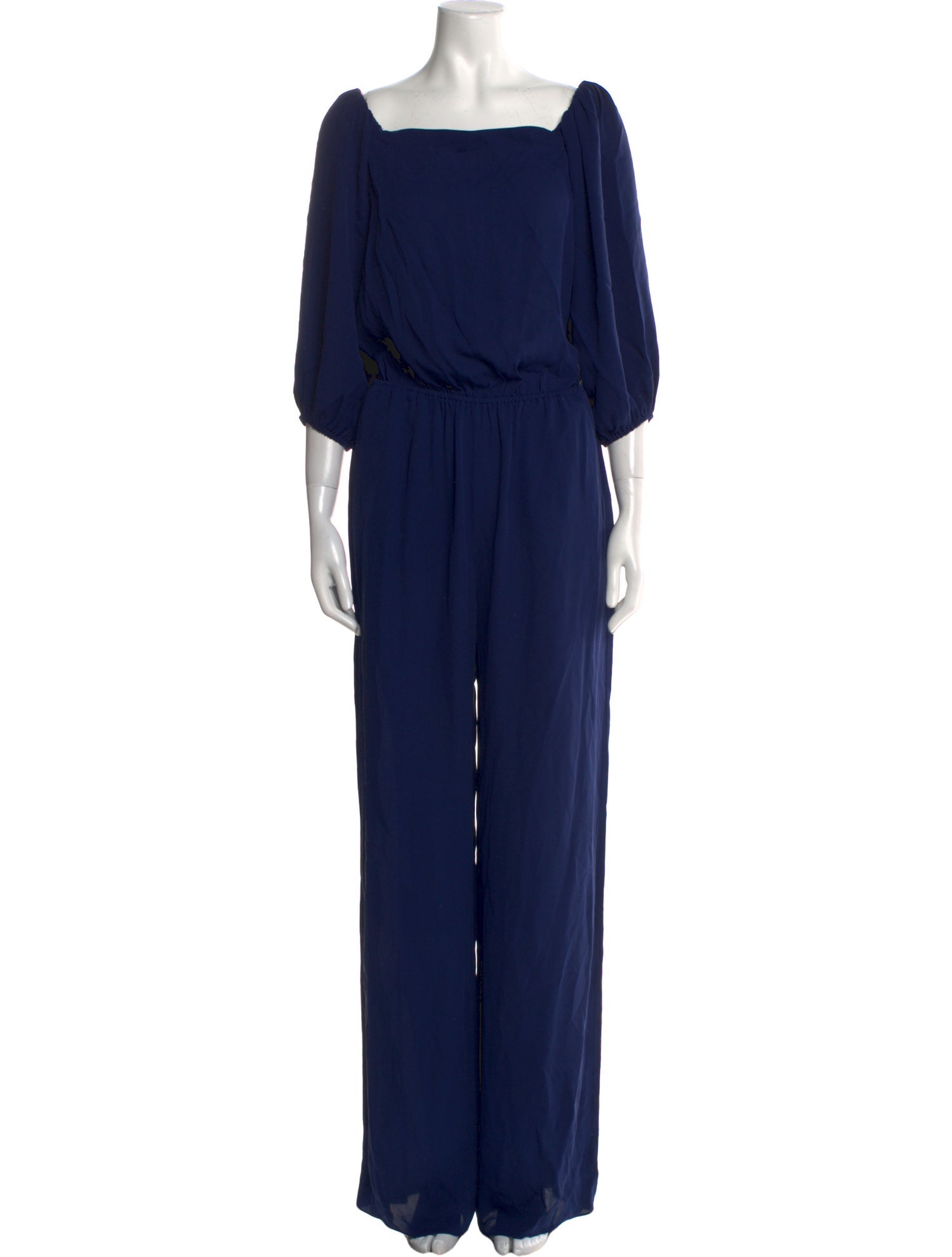 Theory Silk Square Neckline Jumpsuit