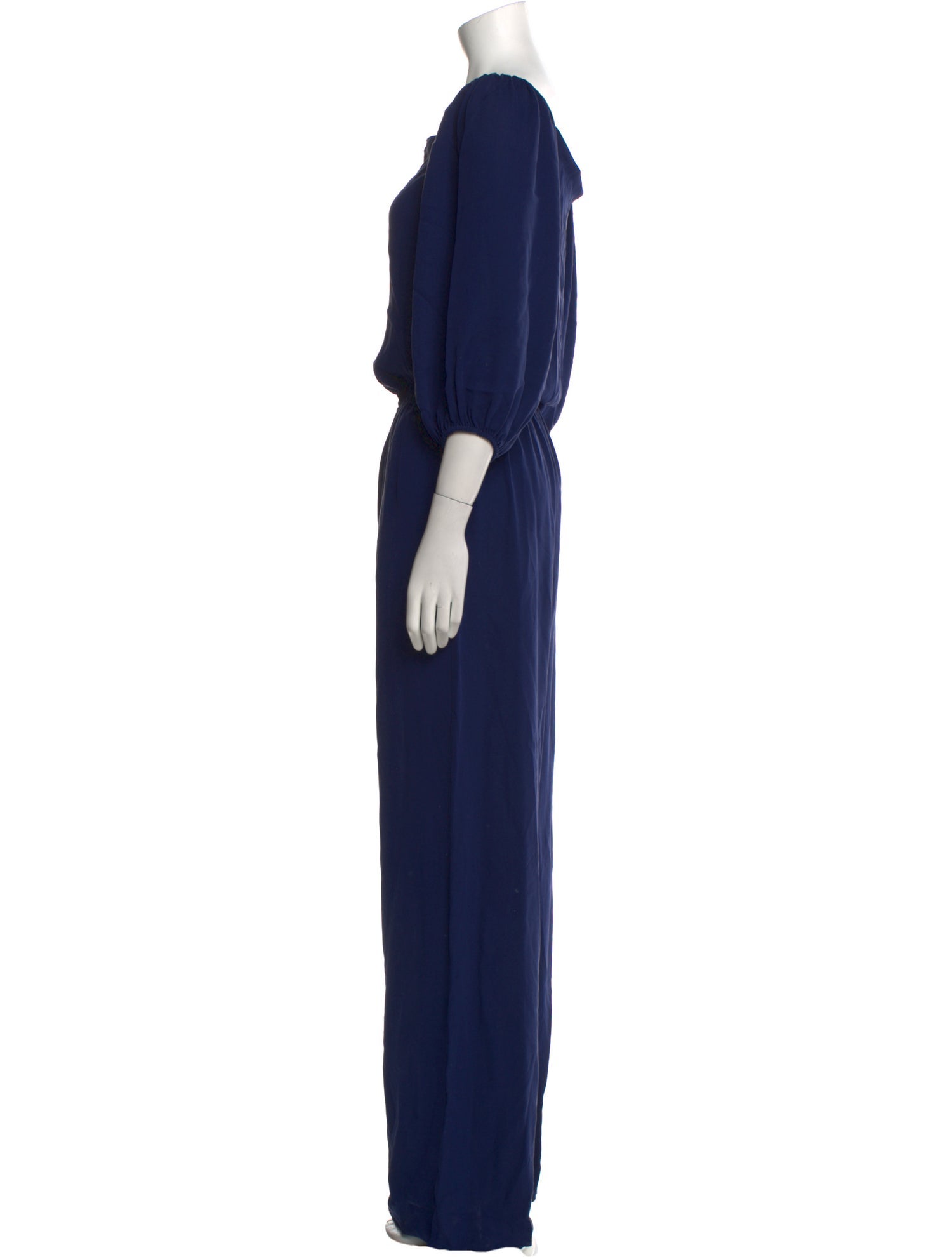 Theory Silk Square Neckline Jumpsuit