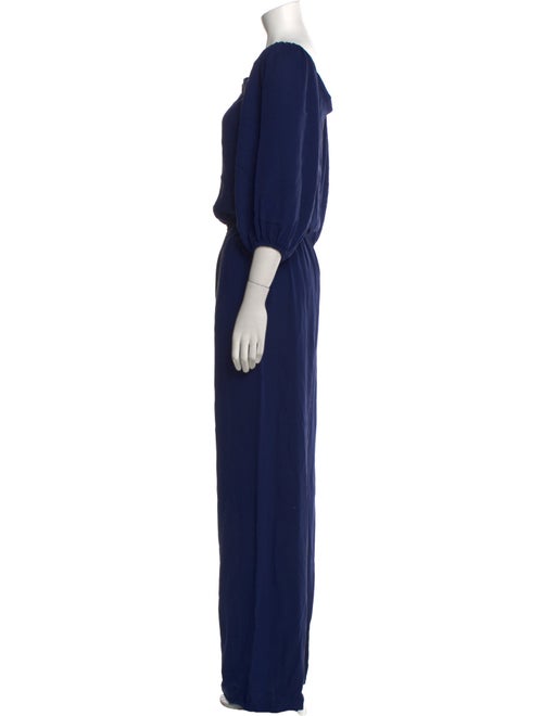 Theory Silk Square Neckline Jumpsuit